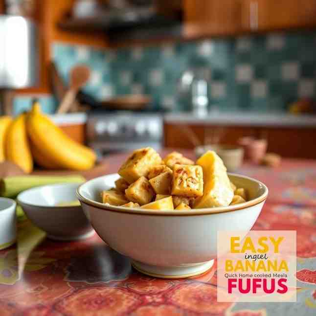 Easy Banana Fufu - Quick Home Cooked Meals